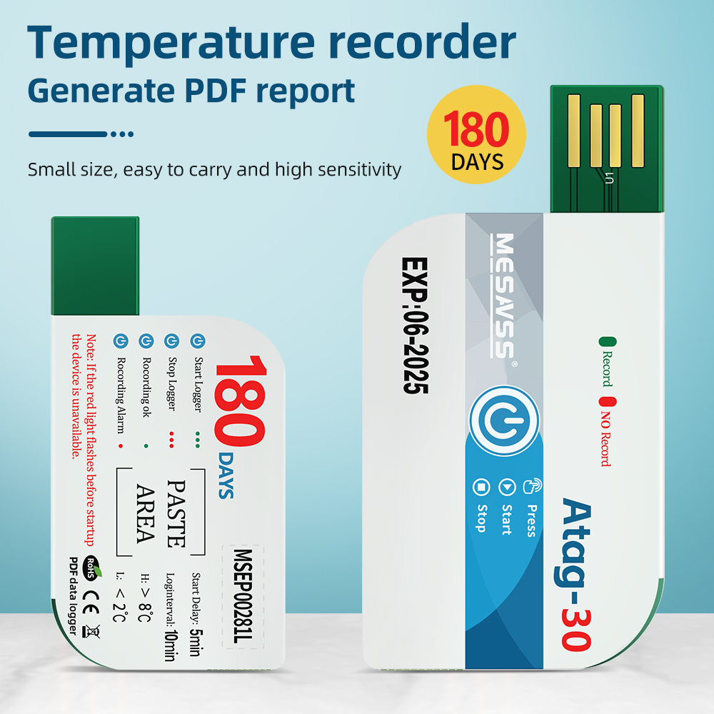 Monitor Portable Usb - Disposable Temperature Data Recorder Waterproof 180