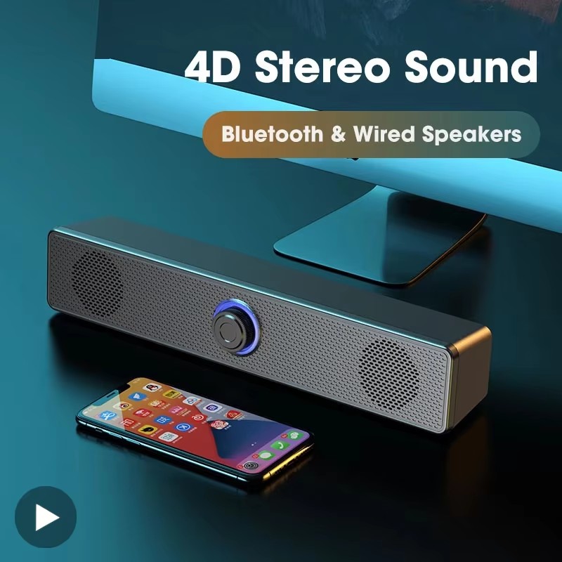 Music Soundbar Computer Caixa  - Laptop Stand Portable ulasan dan harga