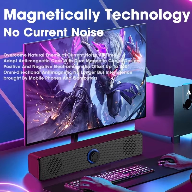 Music Soundbar Computer Caixa  - Laptop Stand Portable ulasan dan harga