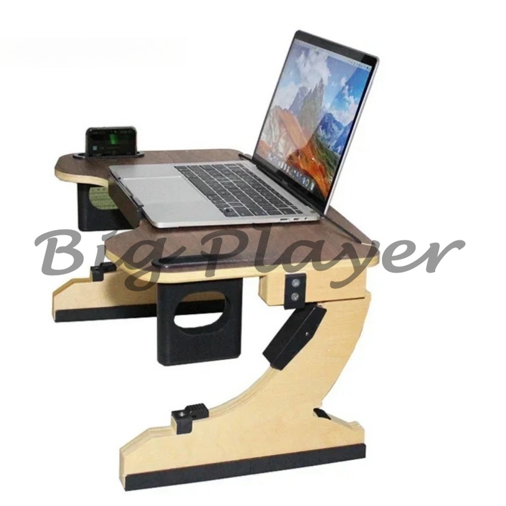 Multifunctional Wooden Foldabl - Laptop Stand Portable ulasan dan harga