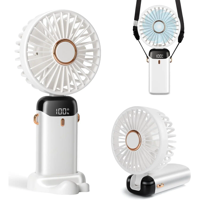 Handheld Mini Fan 3000mAh Fold - Monitor Portable Usb ulasan dan harga