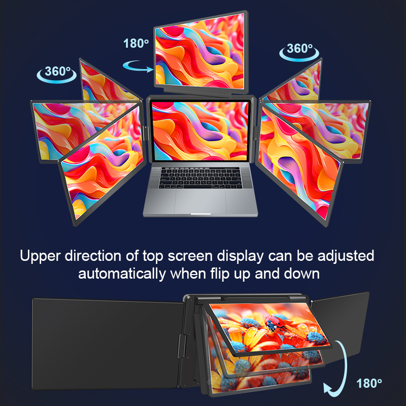 Trifold 360°Rotation 1 Cable f - Monitor Portable Usb ulasan dan harga