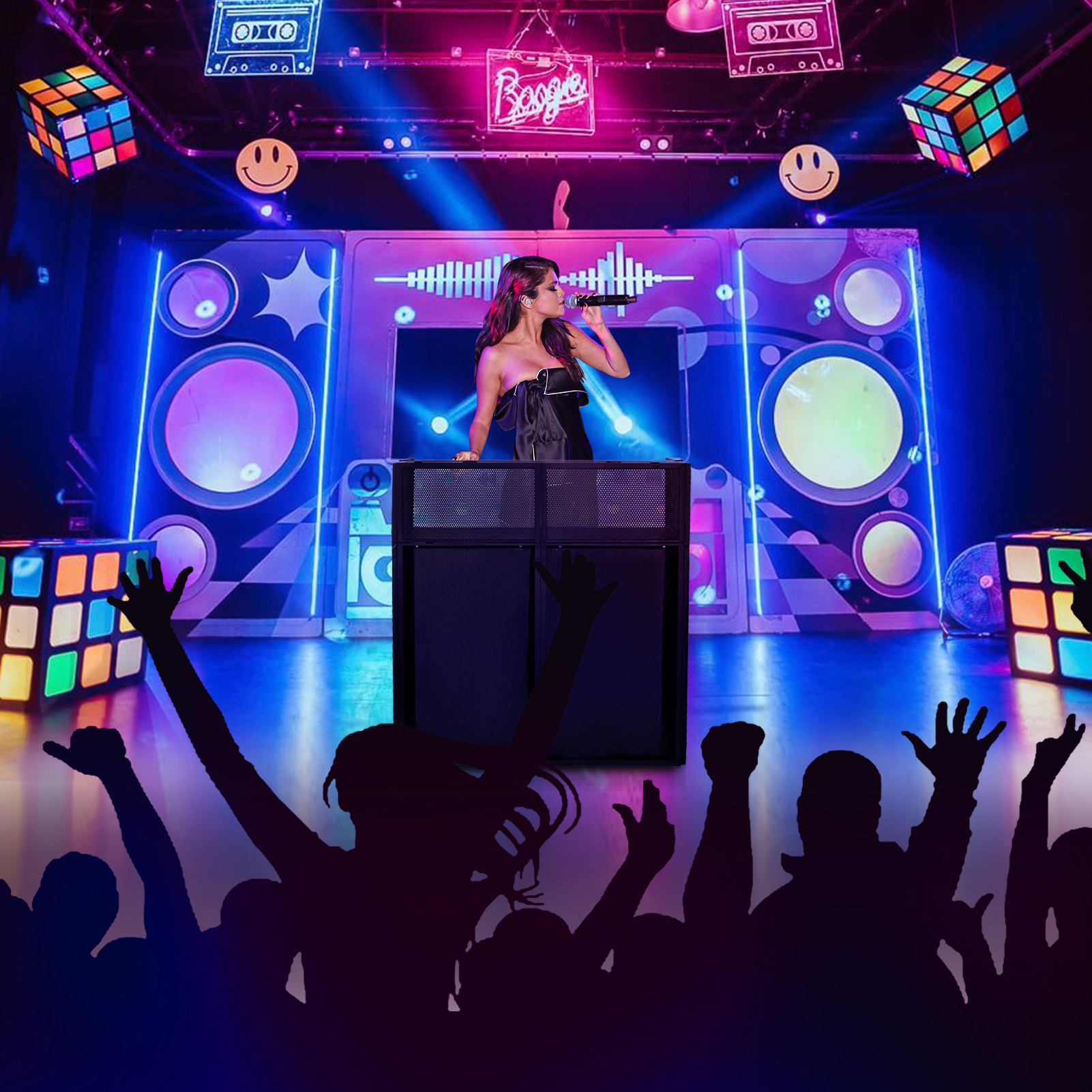 Portable DJ Table Stand Foldab - Laptop Stand Portable ulasan dan harga