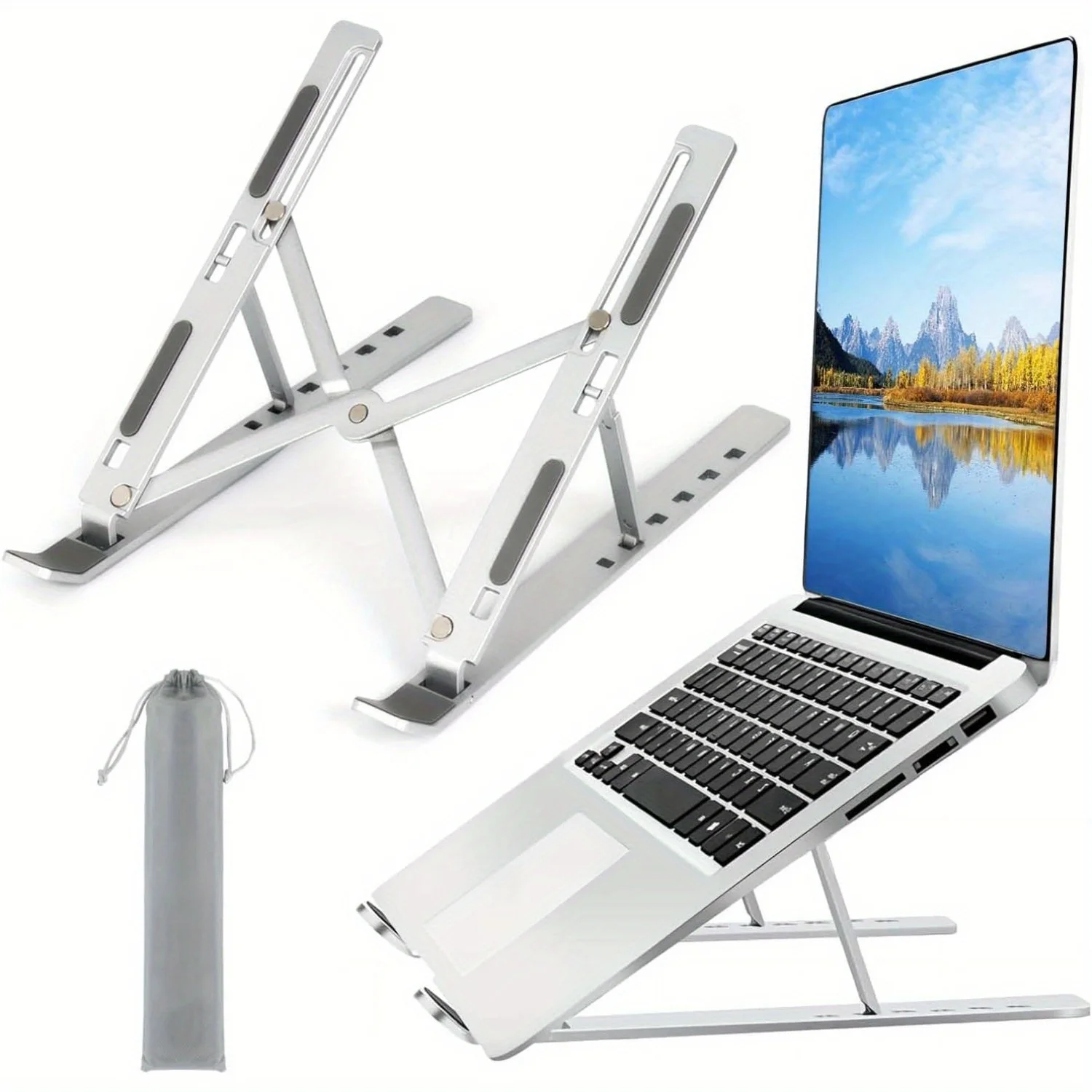 Adjustable Aluminum Laptop Sta - Laptop Stand Portable ulasan dan harga