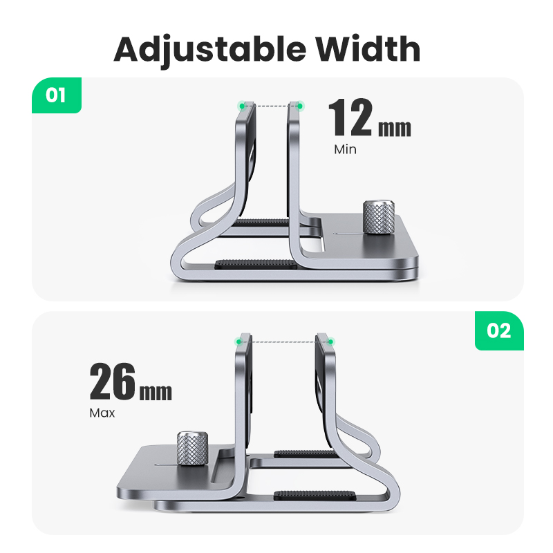 UGREEN Vertical Laptop Stand H - Laptop Stand Portable ulasan dan harga