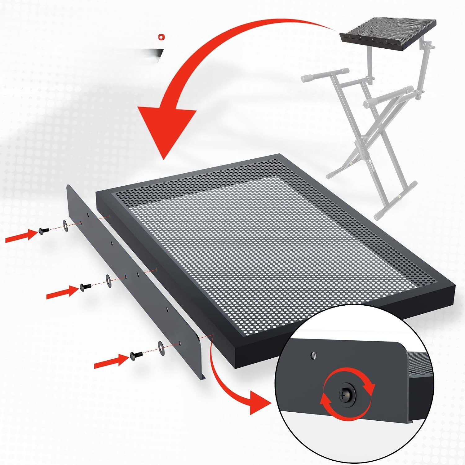 Dual Tier X Style Adjustable P - Laptop Stand Portable ulasan dan harga